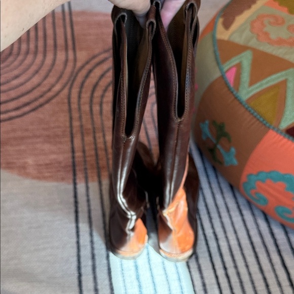 Frye Rich Brown Leather Riding Boots 8.5 - Picture 3 of 10